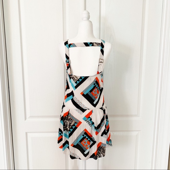 Something Else by Natalie Wood Abstract Pattern Dress Sz 4 - Picture 4 of 8